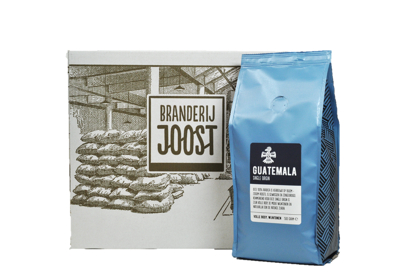 GUATEMALA SINGLE ORIGIN 6x500g doos voordeelprijs 